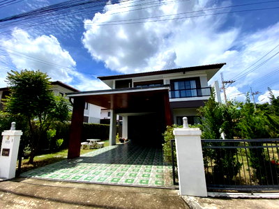 บ้านเดี่ยวให้เช่า : บ้านว่างให้เช่า กาญจน์กนกวิลล์ 18 สันผักหวาน เชียงใหม่ น้ำไม่ท่วม ใกล้ รร.นานาชาติลานนา (R1154) T.0946511456