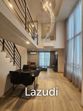 59 sqm loft-style 2 bedroom condo on 23rd floor Culture Chula Si Phraya Bangkok