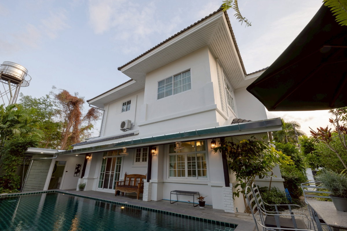 รูป P24 Pool Villa หรู ใกล้เมืองเชียงใหม่  บ้านหลังใหญ่ พร้อมสตูดิโอในพื้นที่เดียว เหมาะทั้งอยู่อาศัย ทำ Home Office - รูปที่ 4/48