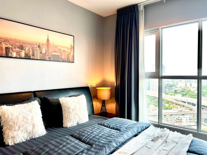 🏙️ ห้องใหญ่ ชั้นสูง วิวโล่ง! ให้เช่า Aspire Sukhumvit 48 ใกล้ BTS พระโขนง เพียง 400 ม.