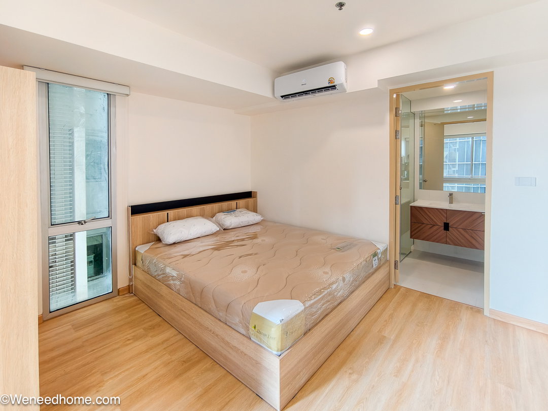 รูป ขายคอนโด My Resort Bangkok 46.4 ตรม. 1 นอน 1 น้ำ ห้องมุม ตกแต่งใหม่ทั้งหลัง สวย ชั้นสูง วิวสระว่ายน้ำ - รูปที่ 8/14