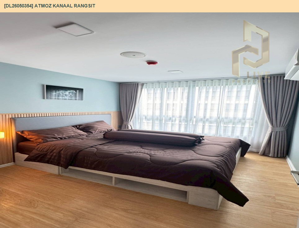 รูป DL26050354 ให้เช่าคอนโด แอทโมซ คาแนล รังสิต (Atmoz Kanaal Rangsit) ใกล้ - พร้อมเข้าอยู่ โทรด่วน 0653619502 LineID @897iyzll - รูปที่ 4/15