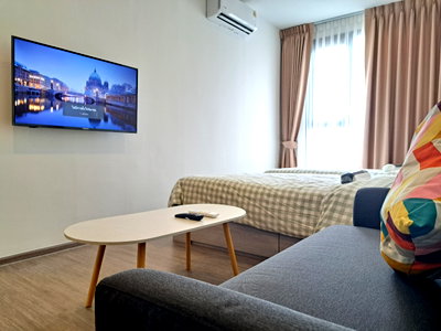 Condos for rent Nong Mon Market : beautiful natural light room with open view 📍 Origin Play Bangsaen