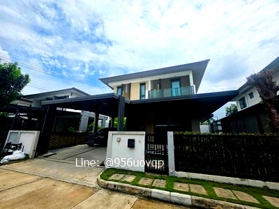 Houses for rent : svs339 For rent : Detached House, Burasiri Wongwaen Onnut, Soi Kingkaew 25/1, Fully Furnished