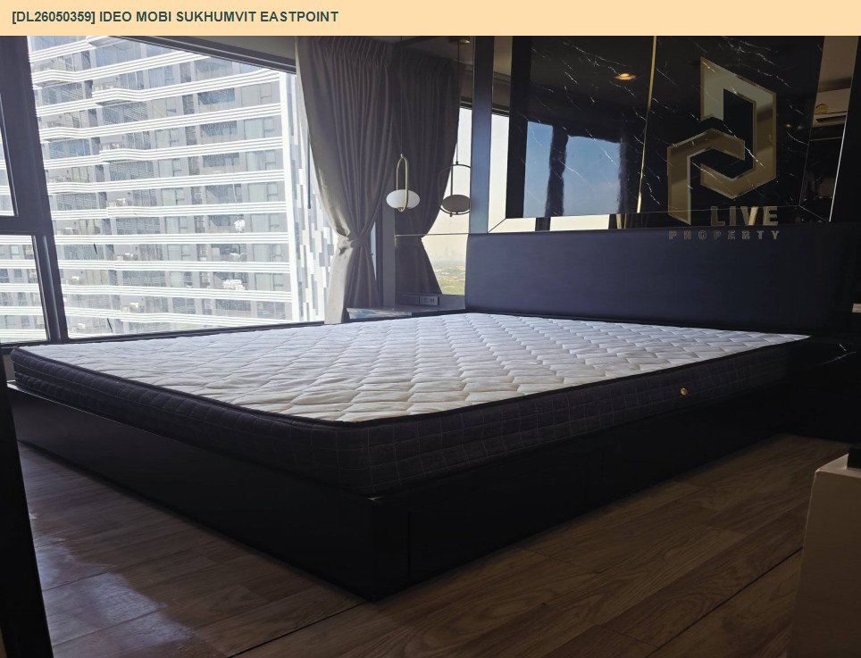 รูป DL26050359 ขายคอนโด ไอดีโอ โมบิ สุขุมวิท อีสต์พอยท์ (IDEO Mobi Sukhumvit Eastpoint) ใกล้ BTS บางนา พร้อมเข้าอยู่ โทรด่วน 0614453194 LineID @162cjixi - รูปที่ 3/14