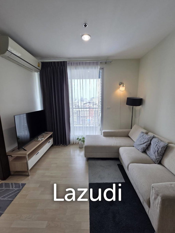 รูป 41 sqm condo on 12A floor at Rhythm Ratchada Huai Kwang Bangkok - รูปที่ 1/5