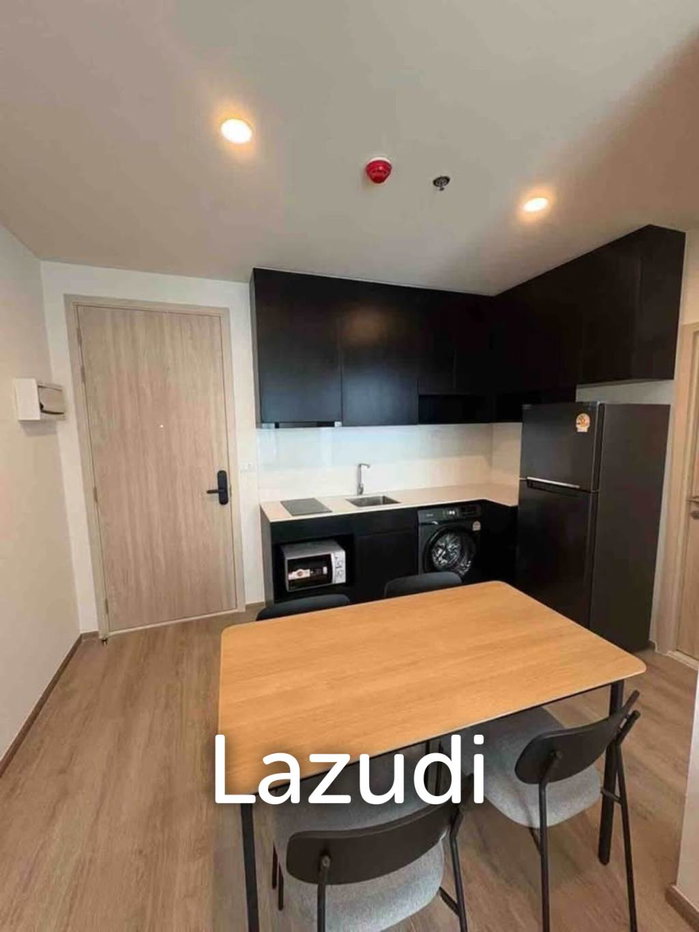 รูป 46 sqm modern 1 bedroom condo on 22nd floor at Nue District R9 Huai Khwang Bangkok - รูปที่ 3/9