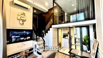 คอนโดให้เช่า : Loft 28 sqm Condo on 14th Floor at KnightsBridge Space Ratchayothin