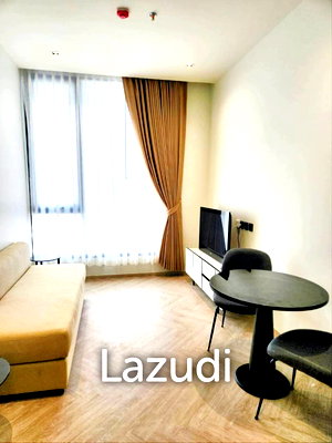 คอนโดให้เช่า : 34 sqm condo Chapter Charoennakorn-Riverside Bang Lamphu Lang