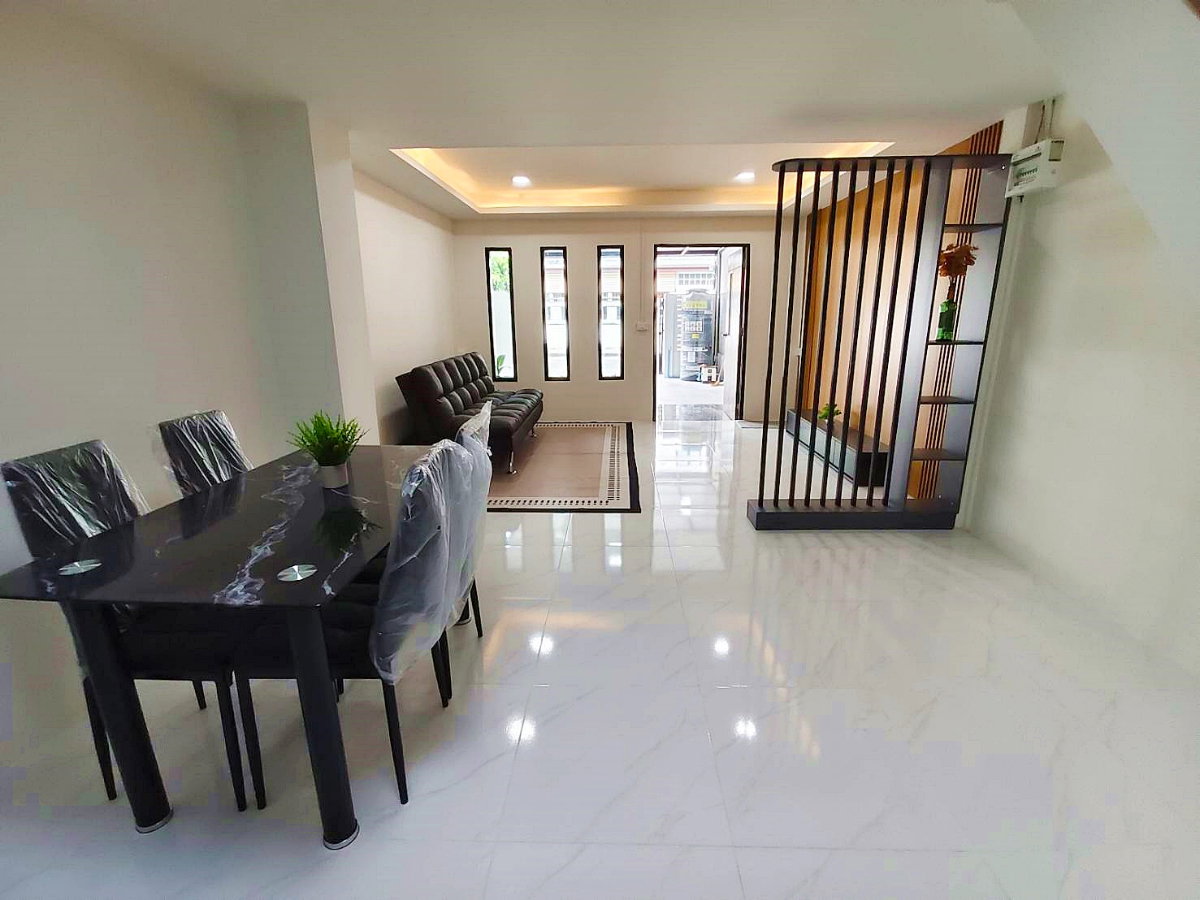 รูป บ้านสวย หลังริม  #หมู่บ้าน ระเบียงทอง 3  ถนนเทพรักษ์  สายไหม  ใกล้ บิ๊กซี สะพานใหม่ - รูปที่ 10/25