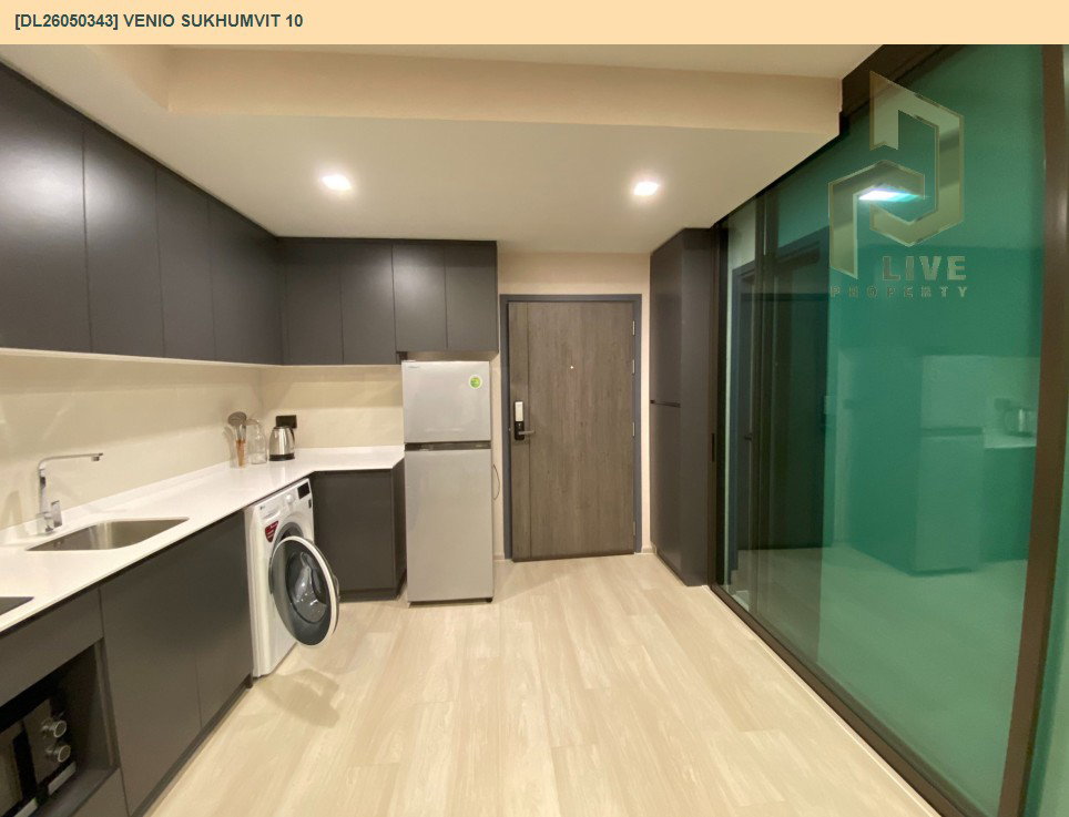 รูป DL26050343 ให้เช่าคอนโด เวนิโอ สุขุมวิท 10 (Venio Sukhumvit 10) ใกล้ BTS นานา พร้อมเข้าอยู่ โทรด่วน 0653619502 LineID @897iyzll - รูปที่ 11/16