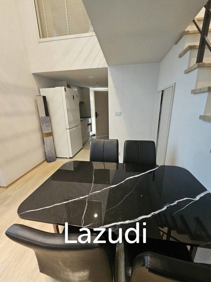 รูป 59 sqm loft-style 2 bedroom condo on 23rd floor Culture Chula Si Phraya Bangkok - รูปที่ 7/17