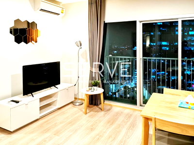 Condos for rent : Corner Unit 2 Beds Super High Fl 30+ Fully furnished Good Location Close to  MRT Thailand Cultural Centre Station @ Noble Revolve Ratchada