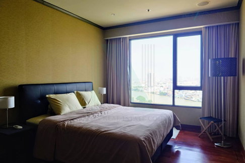 📌 For Rent Condo BAAN CHAO PRAYA Building 1, Floor 25,1 bed room, Room size 66 sqm