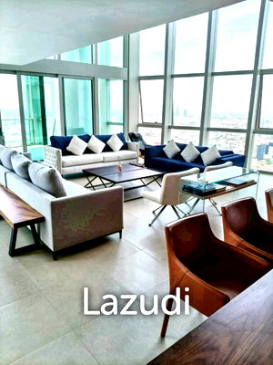 คอนโดให้เช่า : 3 Bed 4 Bath 410 SQ.M The River Condominium