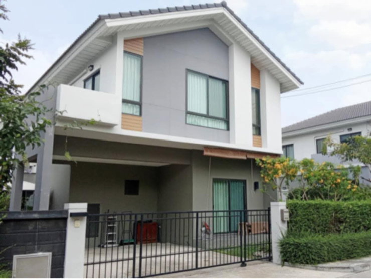 รูป ขายบ้านแต่งสวยหมู่บ้านเพอร์เฟคพาร์ค สุวรรณภูมิ เฟส5 - รูปที่ 1/17