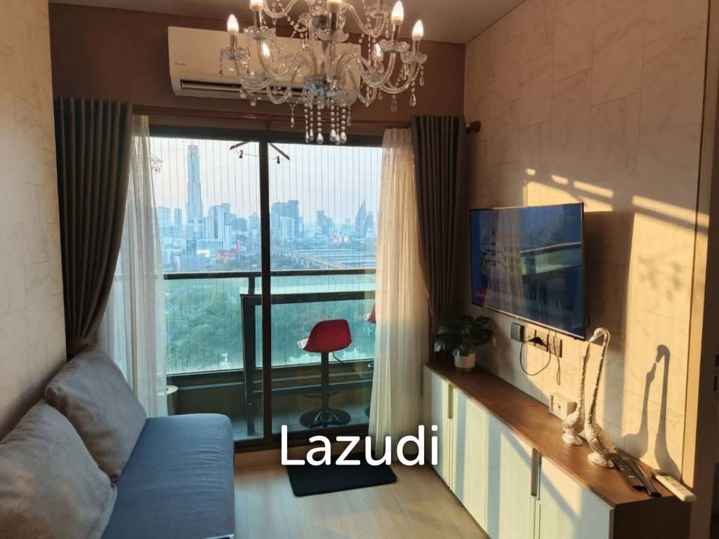 รูป 47 sqm high floor condo Lumpini Suite Phetchaburi-Makkasan Bangkok - รูปที่ 1/16