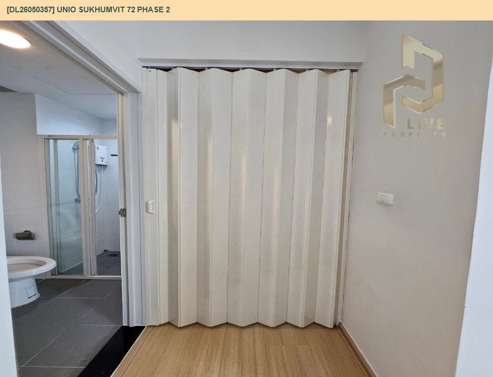 รูป DL26050357 ให้เช่าคอนโด ยูนิโอ สุขุมวิท 72 เฟส 2 (UNiO Sukhumvit 72 Phase 2) ใกล้ BTS แบริ่ง พร้อมเข้าอยู่ โทรด่วน 0614453194 LineID @162cjixi - รูปที่ 7/9