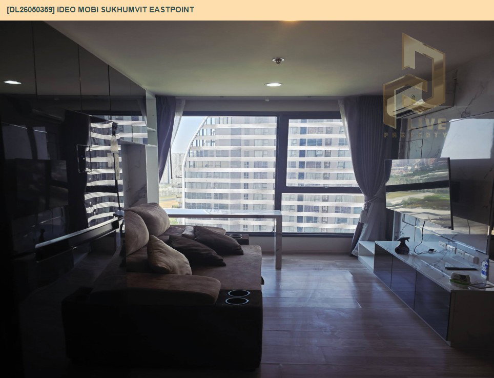 รูป DL26050359 ขายคอนโด ไอดีโอ โมบิ สุขุมวิท อีสต์พอยท์ (IDEO Mobi Sukhumvit Eastpoint) ใกล้ BTS บางนา พร้อมเข้าอยู่ โทรด่วน 0614453194 LineID @162cjixi - รูปที่ 14/14