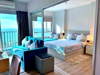 Condos for rent Central Pattaya Road : Centric Sea Pattaya 🩵 Rent 20,000 for one year lease 🩵 Sea-view | contact (Line/whatsapp) 0927941445