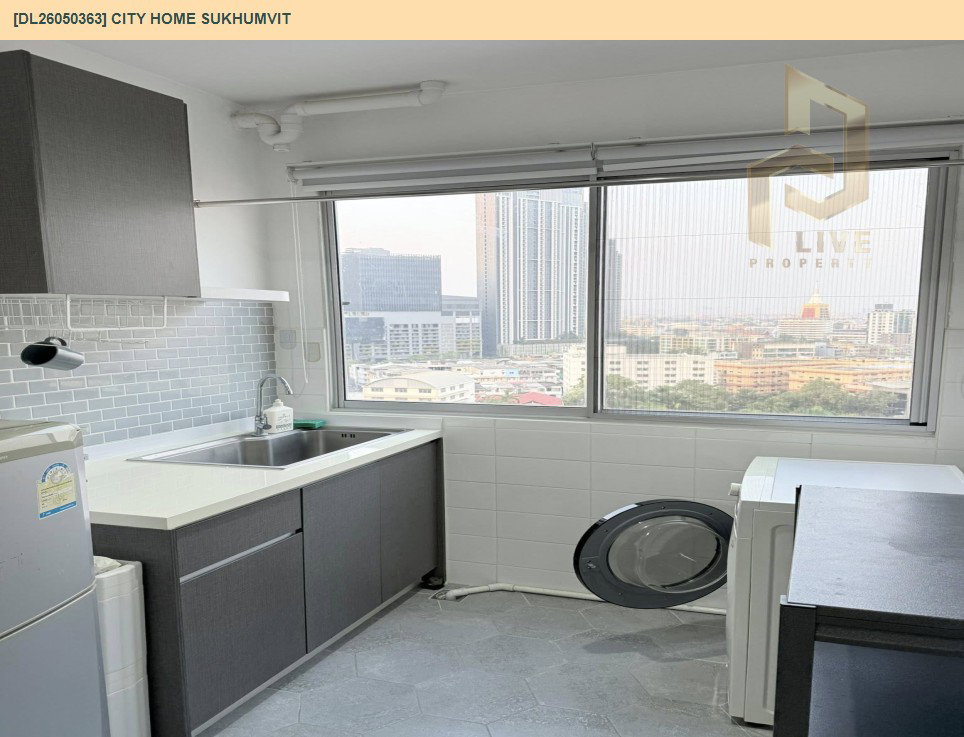รูป DL26050363 ขายคอนโด ซิตี้ โฮม สุขุมวิท (City Home Sukhumvit) ใกล้ BTS อุดมสุข พร้อมเข้าอยู่ โทรด่วน 0653619502 LineID @897iyzll - รูปที่ 4/4