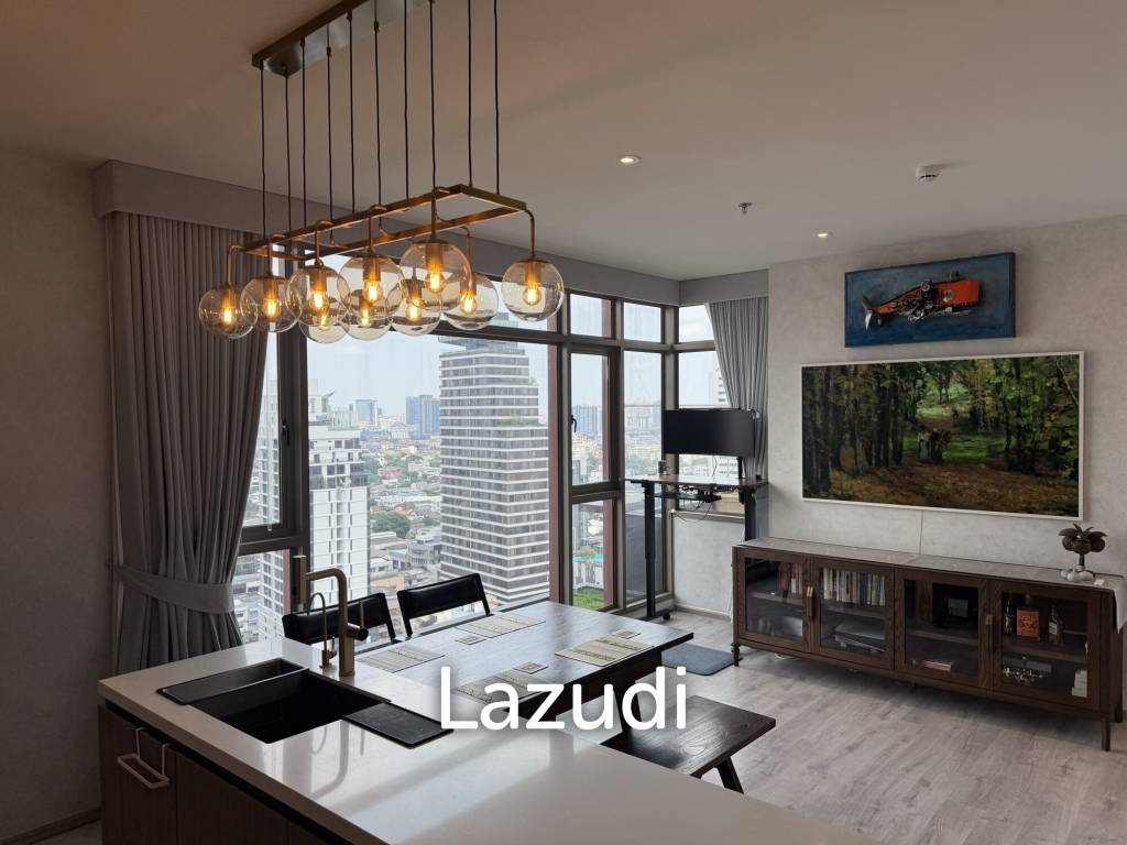 รูป 2bed 2bath with private garden for rent at Rhythm Ekkamai Estate - รูปที่ 7/15