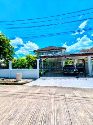 บ้านเดี่ยว วิทยาลัยบริหารธุรกิจและการท่องเที่ยวกรุงเทพ : 🏡 ขายบ้านเดี่ยวหัวมุม ทำเลทอง หมู่บ้านสัมมากร นิมิตรใหม่