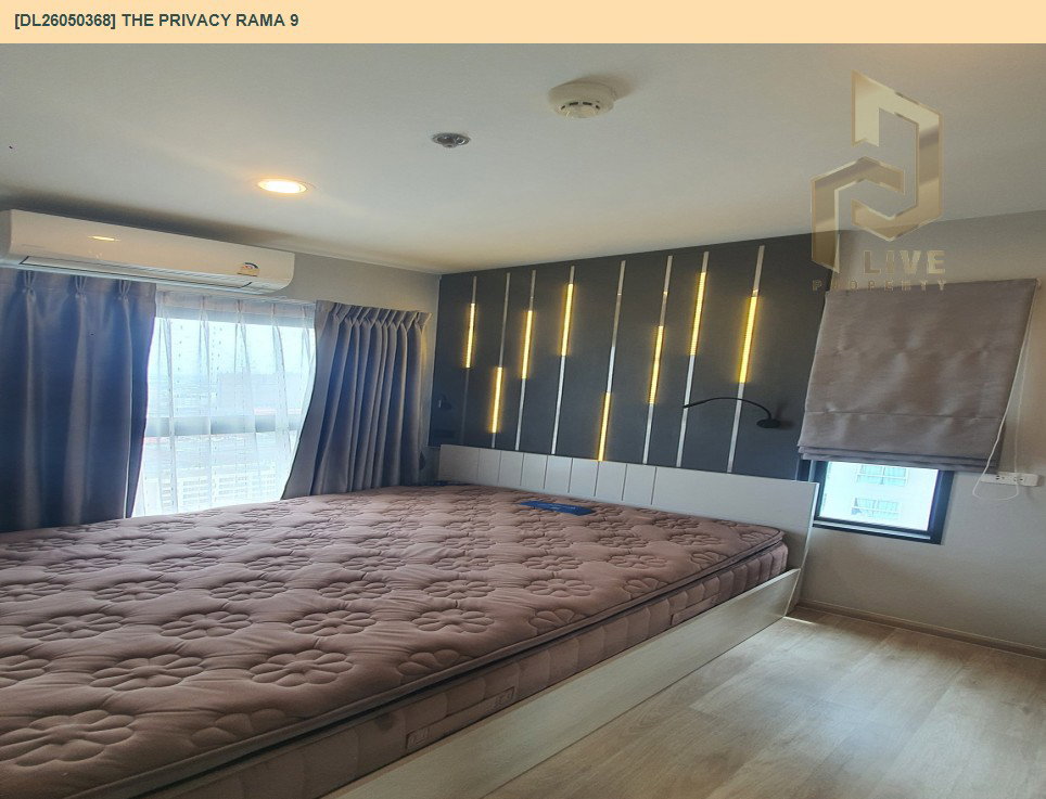 รูป DL26050368 ให้เช่าคอนโด เดอะ ไพรเวซี่ พระราม 9 (The Privacy Rama 9) ใกล้ ARL รามคำแหง พร้อมเข้าอยู่ โทรด่วน 0653619502 LineID @897iyzll - รูปที่ 4/12