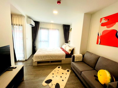 Condos for rent Thammasat University, Rangsit Campus : 🌿 Quiet Corner Room with a Cozy & Peaceful Atmosphere Brand-new room at KAVE WONDERLAND — ready to move in immediately ✨