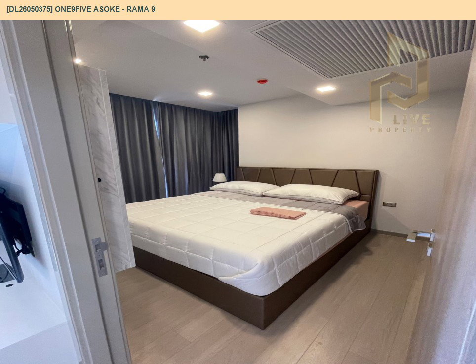 รูป DL26050375 ให้เช่าคอนโด วันไนน์ไฟว์ อโศก - พระราม 9 (One9Five Asoke - Rama 9) ใกล้ MRT พระราม 9 พร้อมเข้าอยู่ โทรด่วน 0653619502 LineID @897iyzll - รูปที่ 5/12