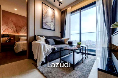 คอนโดให้เช่า : 36 sqm high-floor 1 bedroom condo at Cooper Siam in Pathum Wan Bangkok