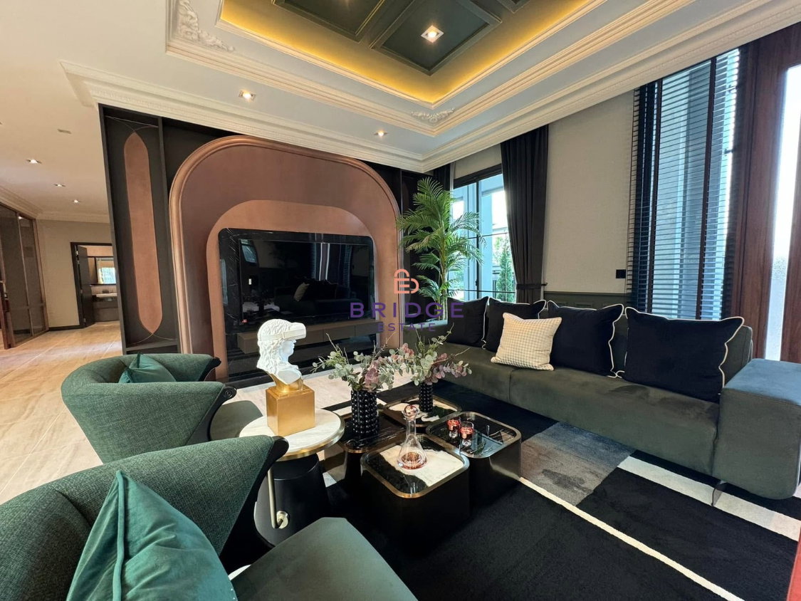รูป Ultra Luxury คฤหาสน์ให้เช่า Grand Bangkok Boulevard ปิ่นเกล้า-กาญจนา 641 ตร.ม. ใกล้โรงเรียนนานาชาติชั้นนำ [400k/เดือน] - รูปที่ 15/17