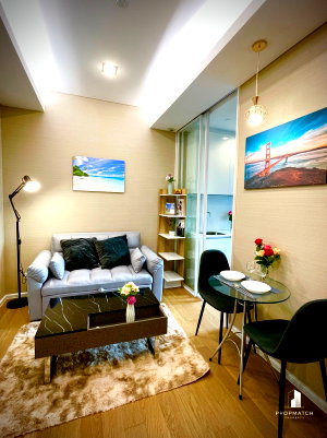 คอนโดให้เช่า : PM037863 ✨Flash Deal ✨ The Saint Residences (1Bed 1Bath 30 SQM.) พร้อมอยู่ ! เพียง 16,000 บาทต่อเดือน Tel.0981315848 @propmatch