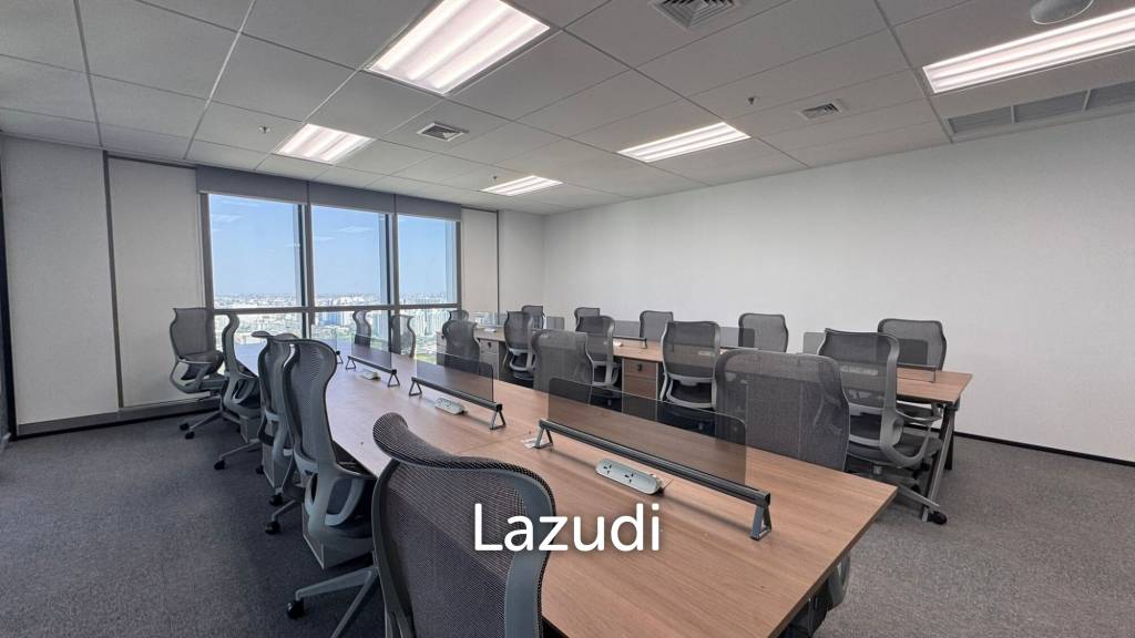 picture 111 sqm modern high floor office in Huai Khwang Bangkok - 5/6