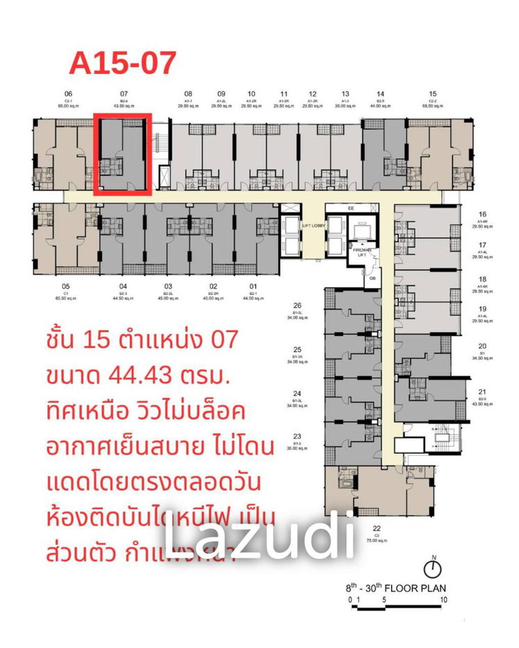 รูป 1 Bed 1 Bath 44 SQ.M Ideo Sukhumvit – Rama 4 - รูปที่ 22/30