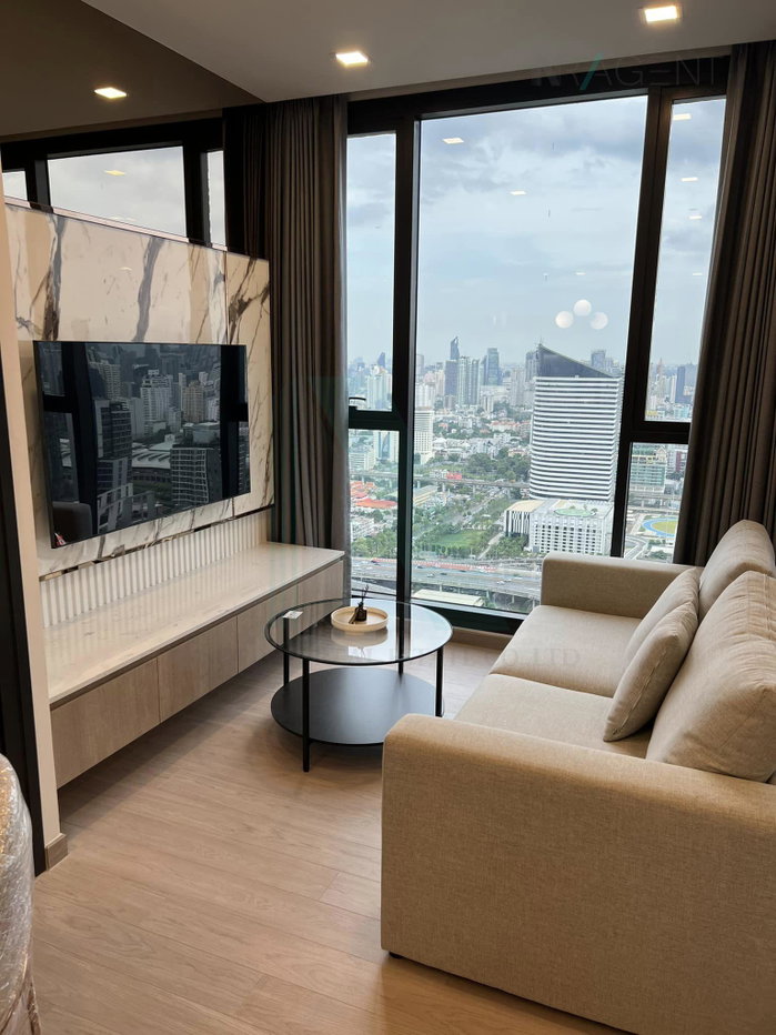 รูป 🔺 ให้เช่าคอนโด วันไนน์ไฟว์ อโศก-พระราม 9 อาคาร A ชั้น 43 1 ห้องนอน ขนาด 36.00 ตรม ใกล้ เซ็นทรัล พระราม 9 - รูปที่ 2/8