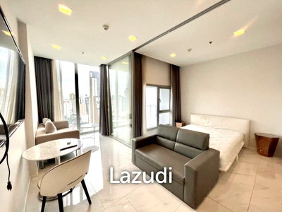 คอนโดให้เช่า : 34 sqm High Floor Studio Condo at Hyde Sukhumvit 11 Khlong Toei Nuea