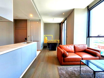 Condos for rent : The Esse at Singha Complex | Stylish 1 Bedroom Luxury Condo in Asoke Area - BR14343CD
