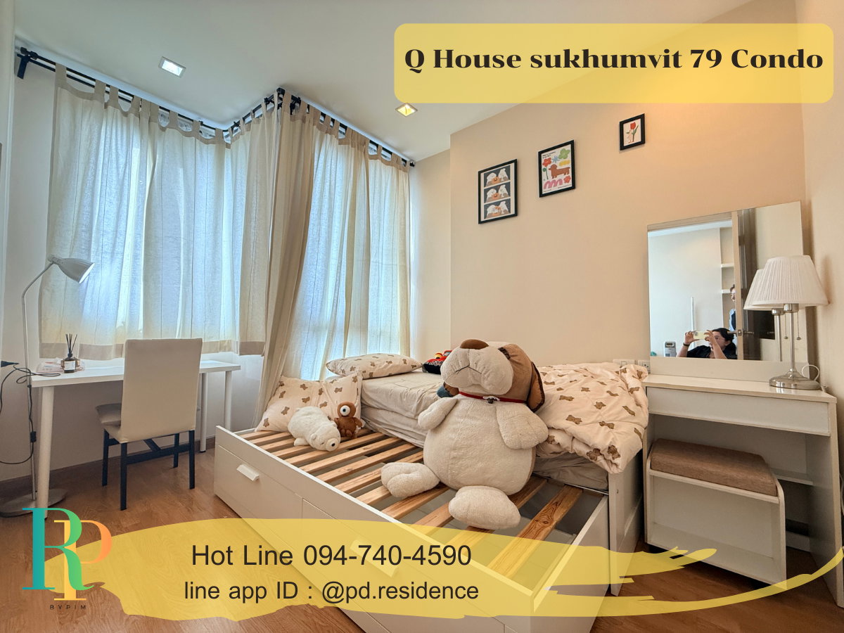 รูป 🅵🅾️🆁 🆁🅴🅽🆃 𝗤 𝗛𝗼𝘂𝘀𝗲 𝗦𝘂𝗸𝗵𝘂𝗺𝘃𝗶𝘁 𝟳𝟵 1 ห้องนอน 1 ห้องน้ำ  ขนาด 30 ตร.ม. 18,000 บาท / เดือน - รูปที่ 4/11