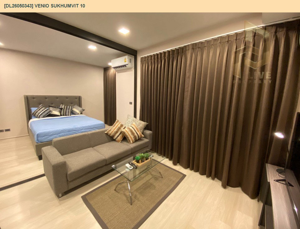 รูป DL26050343 ให้เช่าคอนโด เวนิโอ สุขุมวิท 10 (Venio Sukhumvit 10) ใกล้ BTS นานา พร้อมเข้าอยู่ โทรด่วน 0653619502 LineID @897iyzll - รูปที่ 13/16