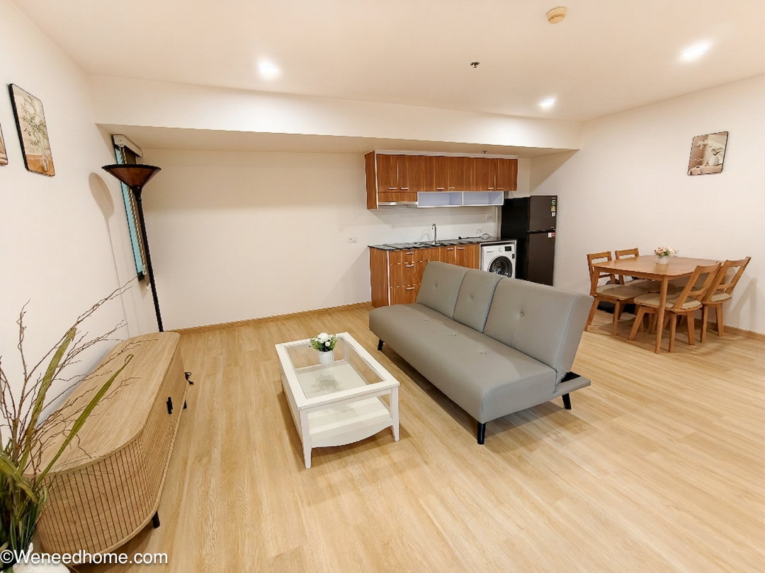รูป ขายคอนโด My Resort Bangkok 46.4 ตรม. 1 นอน 1 น้ำ ห้องมุม ตกแต่งใหม่ทั้งหลัง สวย ชั้นสูง วิวสระว่ายน้ำ - รูปที่ 6/14