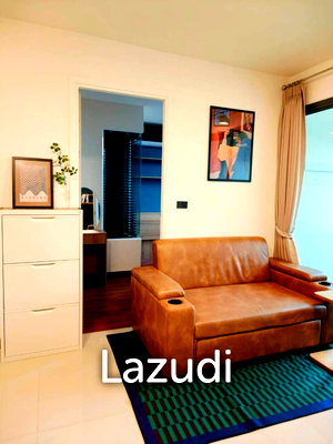 คอนโดให้เช่า : 33 sqm 1 bedroom condo at Ideo Blucove Sukhumvit
