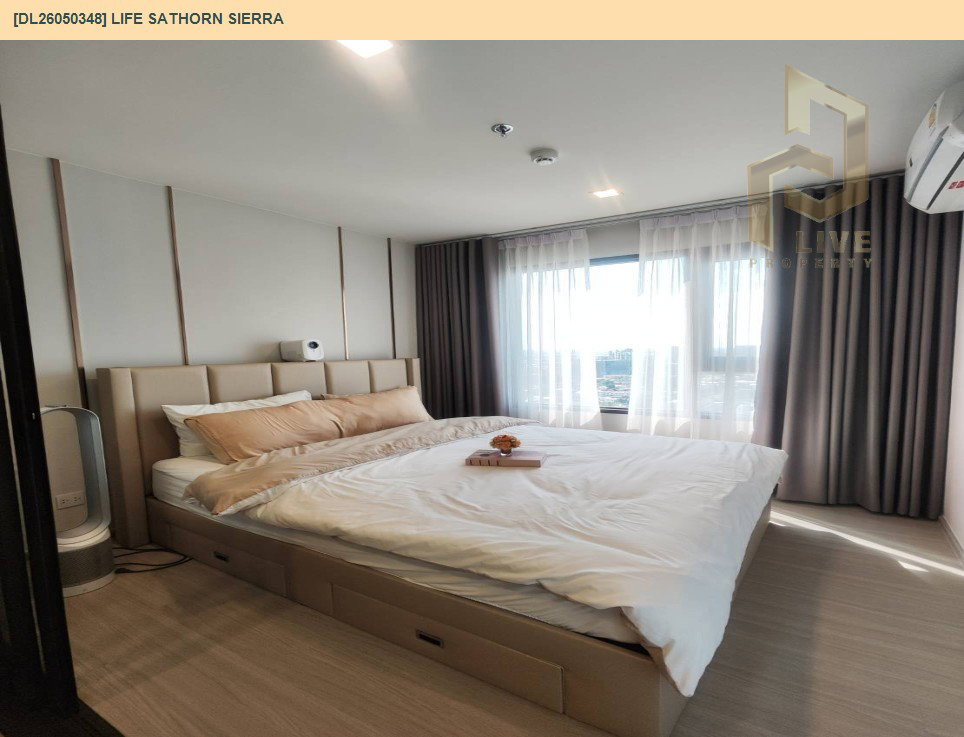 รูป DL26050348 ให้เช่าคอนโด ไลฟ์ สาทร เซียร์รา (Life Sathorn Sierra) ใกล้ BTS ตลาดพลู พร้อมเข้าอยู่ โทรด่วน 0614453194 LineID @162cjixi - รูปที่ 2/11