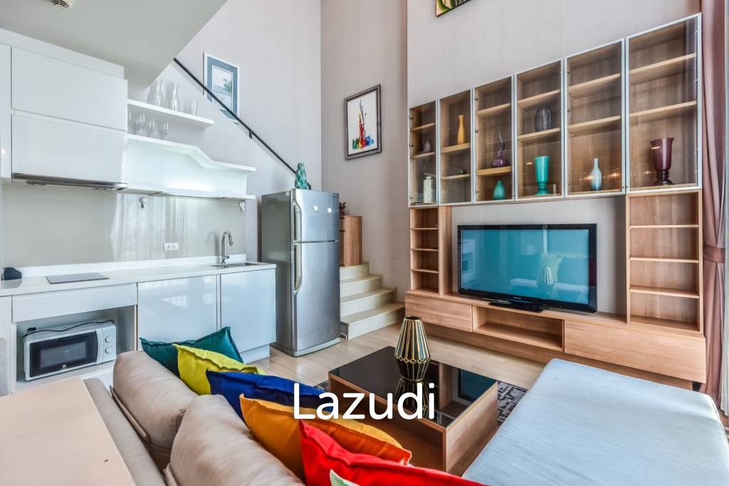 รูป 2 bedrooms 2 bathrooms duplex 80 Sq.M. Pyne by Sansiri - รูปที่ 1/8