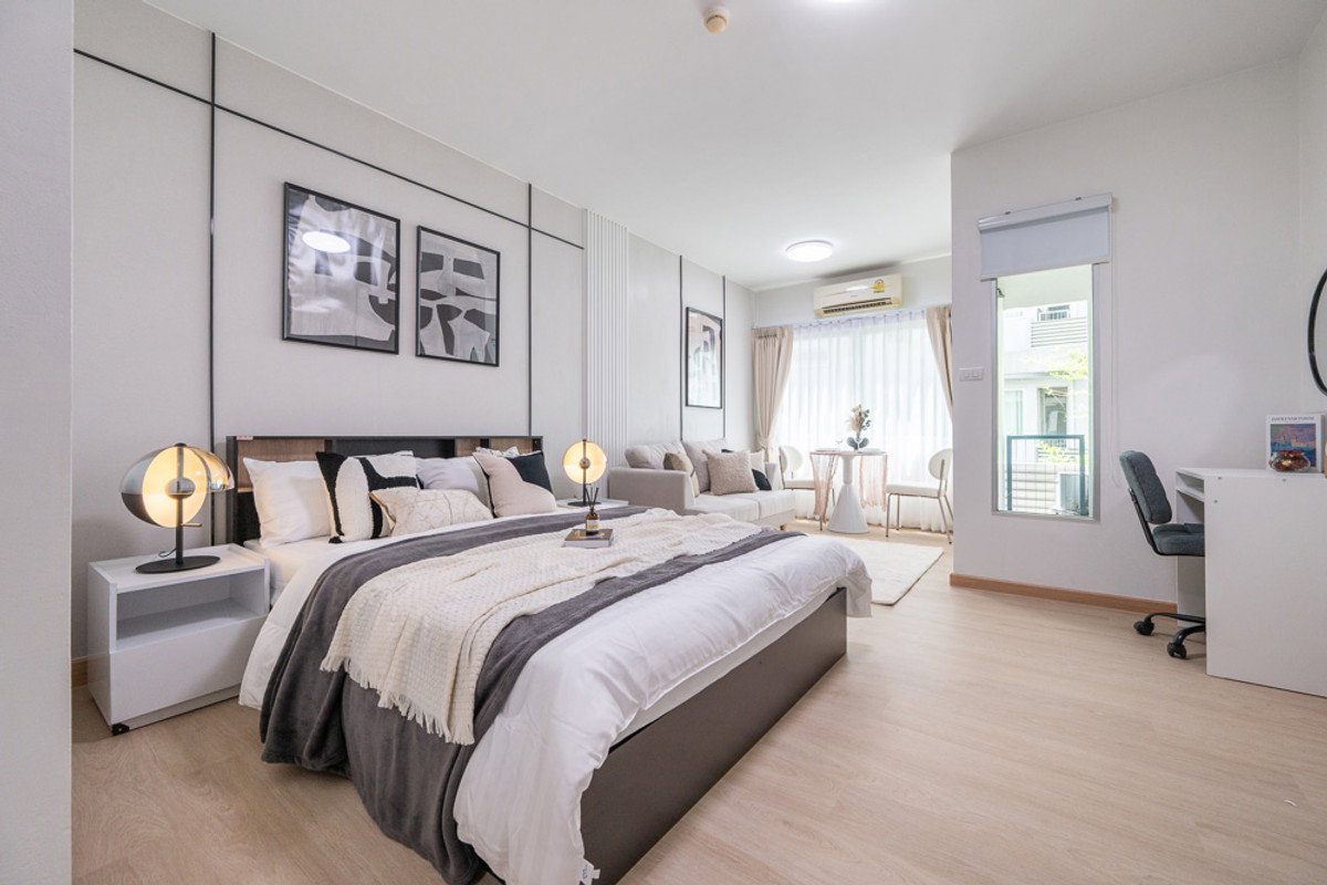 รูป ขายด่วน 📍 A Space Sukhumvit 77 📍 ตกแต่งสวยครบ เฟอร์นิเจอร์ และ เครื่องใช้ไฟฟ้าครบ  - รูปที่ 2/10