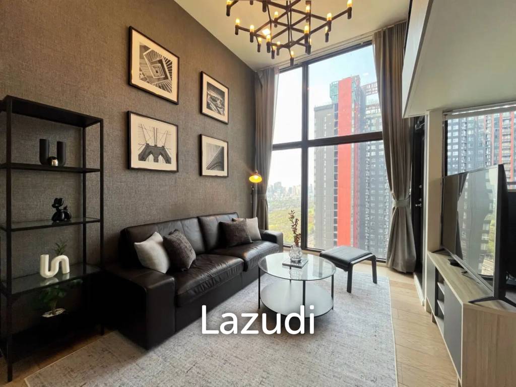 รูป 34 sqm high-floor condo at Chewathai Residence Asoke Makkasan Bangkok - รูปที่ 1/12