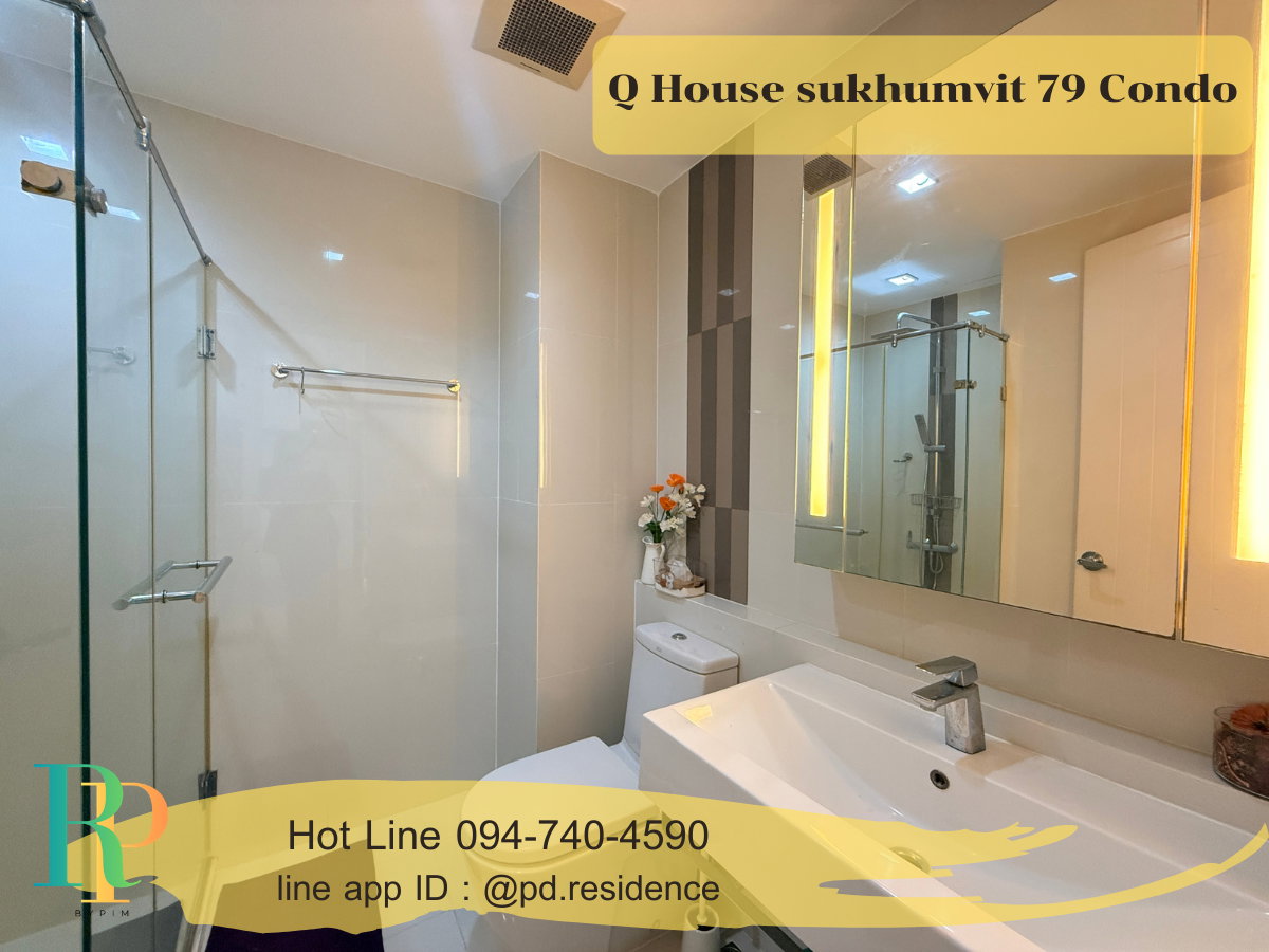 รูป 🅵🅾️🆁 🆁🅴🅽🆃 𝗤 𝗛𝗼𝘂𝘀𝗲 𝗦𝘂𝗸𝗵𝘂𝗺𝘃𝗶𝘁 𝟳𝟵 1 ห้องนอน 1 ห้องน้ำ  ขนาด 30 ตร.ม. 18,000 บาท / เดือน - รูปที่ 5/11