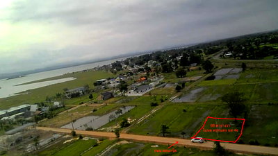 Land for sale Ubon Ratchathani : Vacant land for sale near Sirindhorn Dam, approximately 259 meters from the dam's water (Chanote).