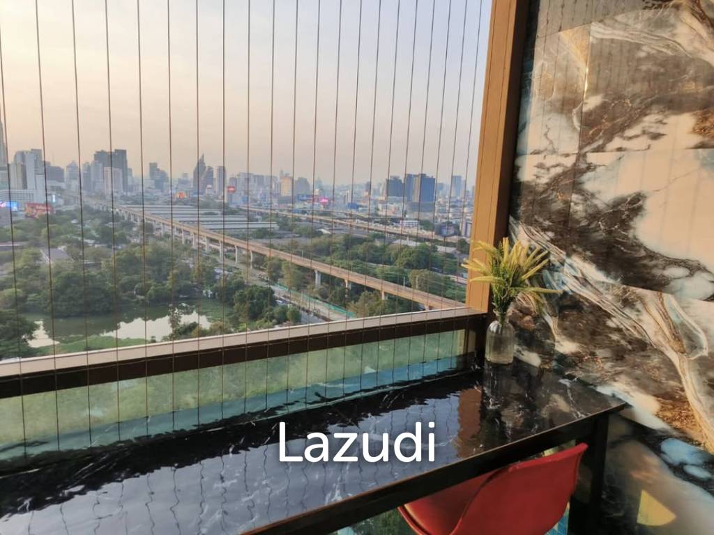 รูป 47 sqm high floor condo Lumpini Suite Phetchaburi-Makkasan Bangkok - รูปที่ 15/16