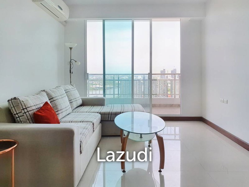 คอนโดให้เช่า : 2 Bed 2 Bath 90 SQ.M. Supalai Prima Riva